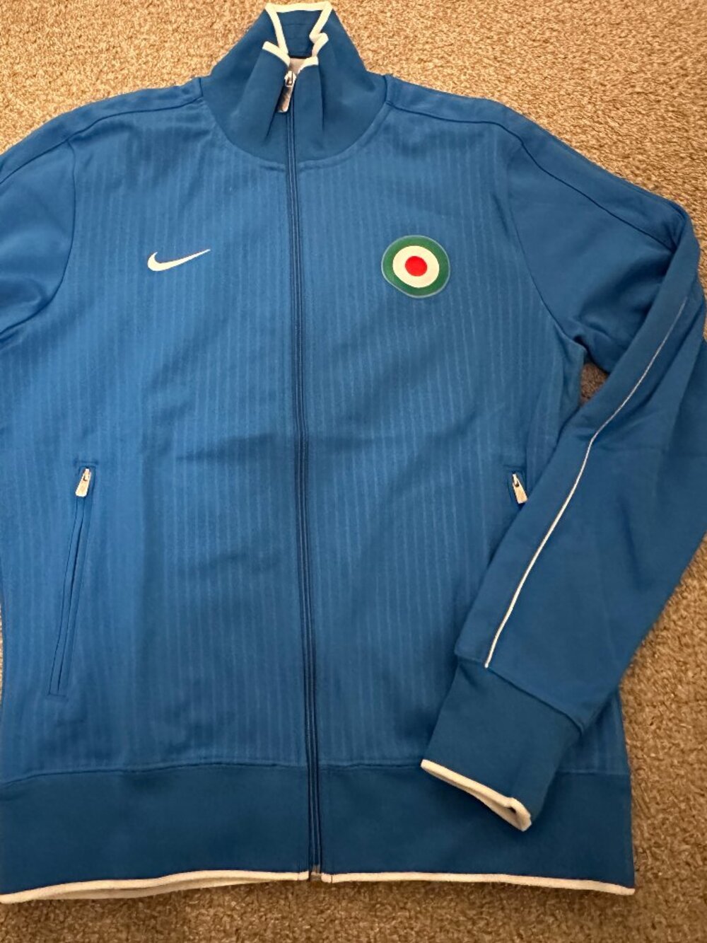 Nike N98 Italy National Soccer Team Track Jacket Medium